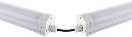 led светильник Gauss серии Universal - подключение в линию