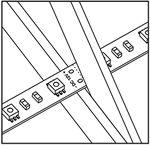 Линия разреза светодиодной ленты