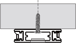 отверстия для крепления шурупами в шинопроводе Jazzway MTR16 и торцевой заглушке