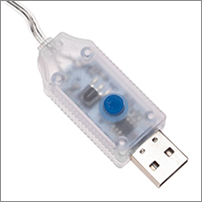 led гирлянда-занавес Neon-Night 315-885 - подключение через разъем USB