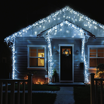 led гирлянда Uniel ULD-B20007-480/DTA/RC White IP44 - пример использования