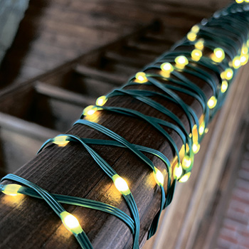 led гирлянда Uniel ULD-S1000-100/DGA Warm White IP20 Dew Band - пример использования