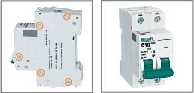 выключатель автоматический DEKraft ВА-103 6кА - особенности конструкции