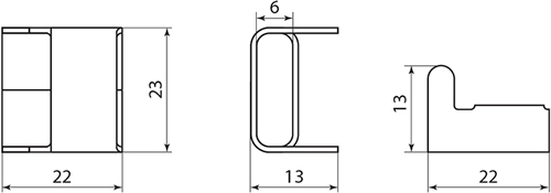 скрепа СГ-20 TDM - размеры