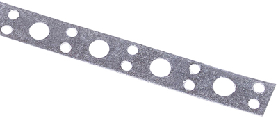 лента монтажная перфорированная прямая оцинкованная Rexant 07-7112-4 - внешний вид