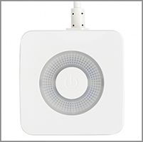 удлинитель 2-местный 1,3м EKF UBA-CUB-2-TC "Куб" - ночник