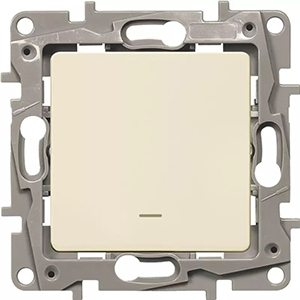 выключатель 1-клавишный Legrand Etika 672303 - внешний вид