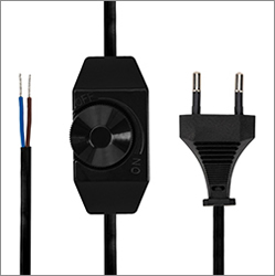 сетевой шнур 2 м Rexant 11-1137 (ШВВП 2 х 0,75 кв.мм) с диммером - внешний вид