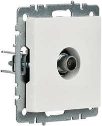 розетка ТВ оконечная IEK РТВ11-0-БрБ Brite - внешний вид