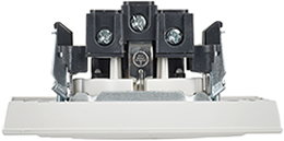 розетка 1-местная IEK РСР14-1-0-БрБ Brite - вид сбоку