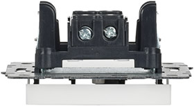 выключатель 1-клавишный IEK ВС10-1-0-БрБ Brite - вид сбоку