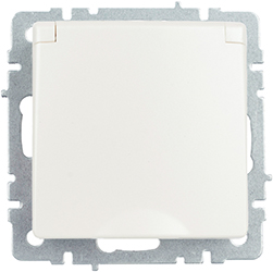 розетка 1-местная IEK РСбш10-3-БрЖ Brite - внешний вид