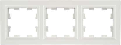 рамка 3-постовая IEK РУ-3-БрЖ Brite - внешний вид