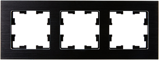 рамка 3-постовая IEK РУ-3-1-БрЧ Brite - внешний вид