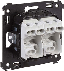 выключатель 2-клавишный DKC Avanti - вид сзади