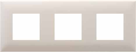 рамка 3-постовая DKC Avanti, цвет ванильная дымка, - внешний вид