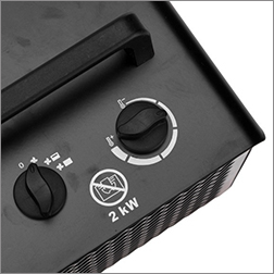 пушка тепловая Rexant 60-0007 - механические регуляторы на корпусе