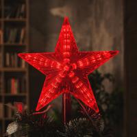 Фигура свд "Звезда красная" 21см 31свд красный свет IP20 на елку