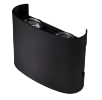 Светильник настенный свд 4Вт 4000К 280лм IP44 черный пластик Jazzway