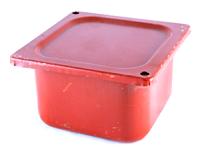 Коробка 300*300*200 квадрат красный IP54 У997 