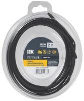 Трубка ТУТнг-LS 2/1мм черный 2м инд.упаковка IEK