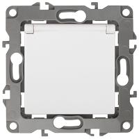 купить ЭРА12 белый розетка скрытая 1-мест заземление с крышкой шторки IP20  в Сыктывкаре ЭРА12 белый розетка скрытая 1-мест заземление с крышкой шторки IP20
