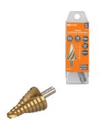 Сверло по металлу ступенчатое 9,0-36,0мм шаг 3мм HSS TDM