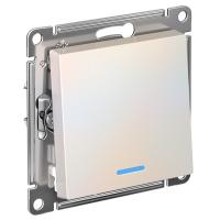 AtlasDesign жемчуг выключатель 1кл с подсветкой скрытая 10А IP20 