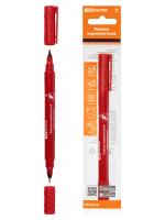 Маркер для кабеля 0,4мм/1,0мм красный TDM двухсторонний