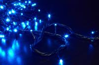 купить Гирлянда нить 12м синий 120свд с контроллером IP20 зеленый провод 8 режимов в Сыктывкаре Гирлянда нить 12м синий 120свд с контроллером IP20 зеленый провод 8 режимов