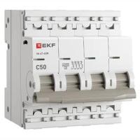 Автомат 4Р 50А C 4,5кА ВА47-63N EKF PROxima 