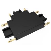 купить Коннектор черный T-обр. Jazzway MTR16 CT-BL  в Сыктывкаре Коннектор черный T-обр. Jazzway MTR16 CT-BL