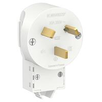 купить Вилка 32А 250В угловая открытая белый IP20 Бланка Schneider Electric  в Сыктывкаре Вилка 32А 250В угловая открытая белый IP20 Бланка Schneider Electric