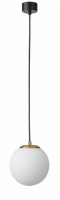 Светильник подвесной (люстра) 1*40Вт E14 черный/бронза шар 150мм