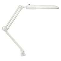 купить Светильник настольный 11Вт 2G7 белый струбцина Дельта  в Сыктывкаре Светильник настольный 11Вт 2G7 белый струбцина Дельта