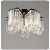 Светильник потолочный (люстра) 10*60Вт E27 черный/золото