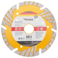 Диск алмазный 125*22,2мм сегментный турбо с защитными секторами Kranz