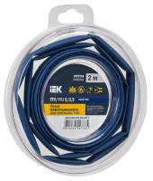 Трубка ТУТнг-LS 5/2,5мм синий 2м инд.упаковка IEK