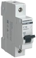 Автомат 1Р 16А C 4,5кА ВА47-29М GENERICA (IEK) 