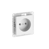 AtlasDesign белый механизм розетки скрытая 1-мест быстрозажим. клем. IP20 