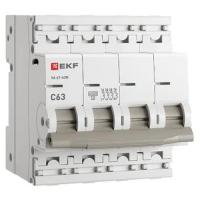 Автомат 4Р 63А C 4,5кА ВА47-63N EKF PROxima 