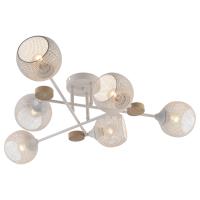 Светильник потолочный (люстра) 6*60Вт E27 белый 