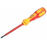 Отвертка шлицевая SL 3*75мм диэлектрическая Rexant 