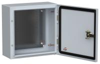 купить Корпус ЩМП-1- 300*300*150мм IP66 металл серый IEK в Сыктывкаре Корпус ЩМП-1- 300*300*150мм IP66 металл серый IEK