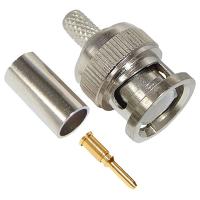 Штекер BNC (байонет) серебро RG-6