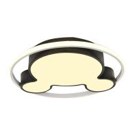 Светильник потолочный (люстра) свд 65Вт  4875лм черный/белый 