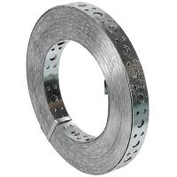 купить Лента перфорированная прямая 20*0,55мм цинк 25м в Сыктывкаре Лента перфорированная прямая 20*0,55мм цинк 25м