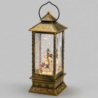 Светильник "Семья снеговиков" 10,5*10,5*27см 2свд теплый белый 4*ААА/USB