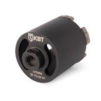 Коронка по бетону 72мм М16 алмазная КВТ безударная 5зубцов