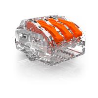 Клемма 3*2,5мм2 с рычажком прозрачный OBO BETTERMANN 100шт